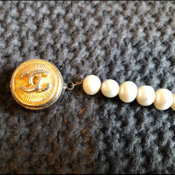 Vintage CHANEL Button Bracelet - Picture 2 of 5